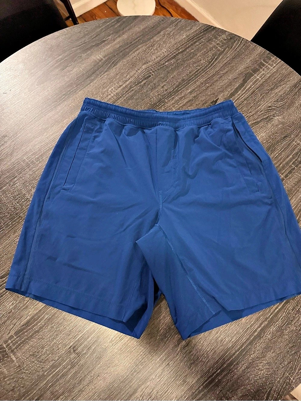 Lululemon Pace Breaker Linerless Short 7" Men's Athletic Shorts in Blue Like New